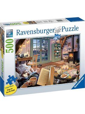 Ravensburger 500 pcs Large Format Puzzle-Cozy Retreat New In Box